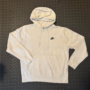Nike Men's Light white Hoodie